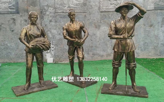 玻璃钢人物雕塑